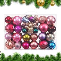 Christmas Balls Ornaments Set 75Pcs Artistic Coloring Balls for Ambience Christmas Atmosphere Balls for Party Celebration Shopping Malls Holiday Weddings delightful