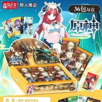 Game Anime Genshin Impact Figure Model Cards Collection CP SSP SP PR UR SLR Ganyu Hutao Keqing Desk Decoration Metal Card