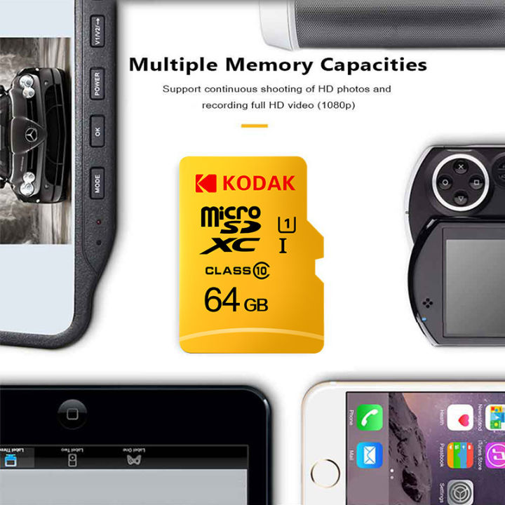 kodak-flash-drive-micro-sd-card-combine-16g-32g-sd-card-64g-128g-memory-card-class10-u1-u3-flash-card-contain-card-reader