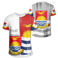 2023 NEW Kiribas T-shirt Free Custom Name Number Kir T-shirt National Flag Ki Republic National Academy Elastic Print Size：s-5xl