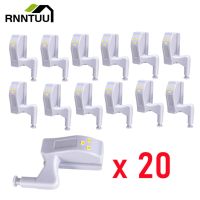 20pcs LED Under Cabinet Light Universal Wardrobe Light Sensor Led Armario Inner Hinge Lamp For Cupboard Closet Kitchen wholesale Ceiling Lights