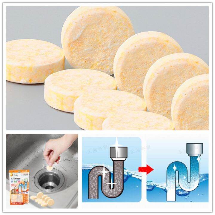 Sanada Drain Cleaner Sink Deodorizer Pipe Cleaner Cleaning Pill