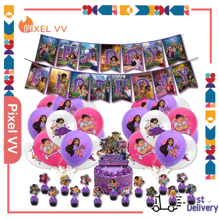 Encanto Magical House Theme Birthday Party Decoration Set Encanto ...