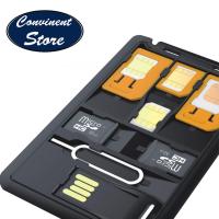❤【5 in 1】Universal SIM Storage Case,SIM Storage Adapter Case Kit for Nano Micro SIM Card Memory Card Collection Box