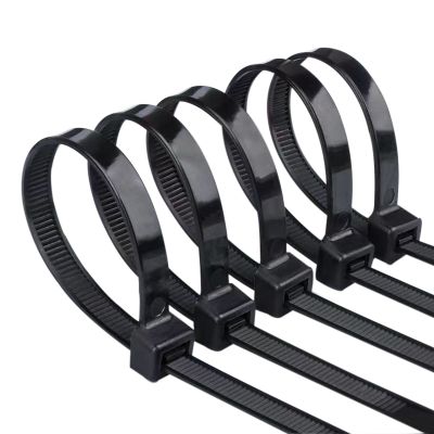 Industrial Cable Tie 100pcs Black Self-Locking Plastic Nylon Cable Tie 3x60 Fastening Ring 5x300 Fastening Loop 3x100 Zip Wraps