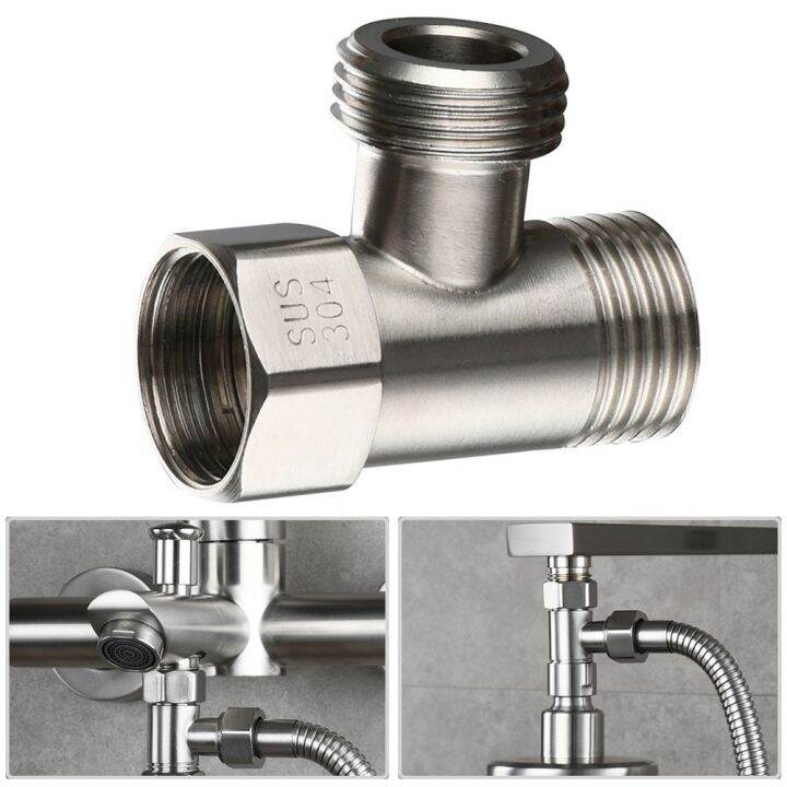Diverter Valve Toilet 304 Stainless Steel T Adapter G1/2 TValve For