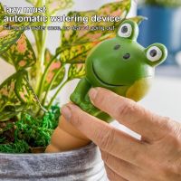 Frog Shape Self Watering Spikes Automatic Clay Watering Stakes For Vegetables  Flowers  Vacations Watering Device 4Pcs/set Watering Systems  Garden Ho