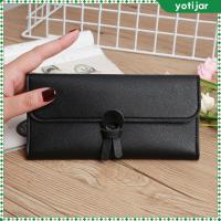 Yotjar กระเป๋าสตางค์สตรีเคสโทรศัพท์มือถือบางแบบบางมินิมอลกระเป๋าสตางค์ยาวผู้หญิงทนทาน