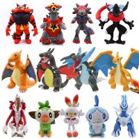 【LZ】 Anime kawaii Pokemon Peluche Doll All Star Collection Mega Charizard XY Plush Toys Cartoon Lycanroc Kyogre Rowlet Stuffed Toys