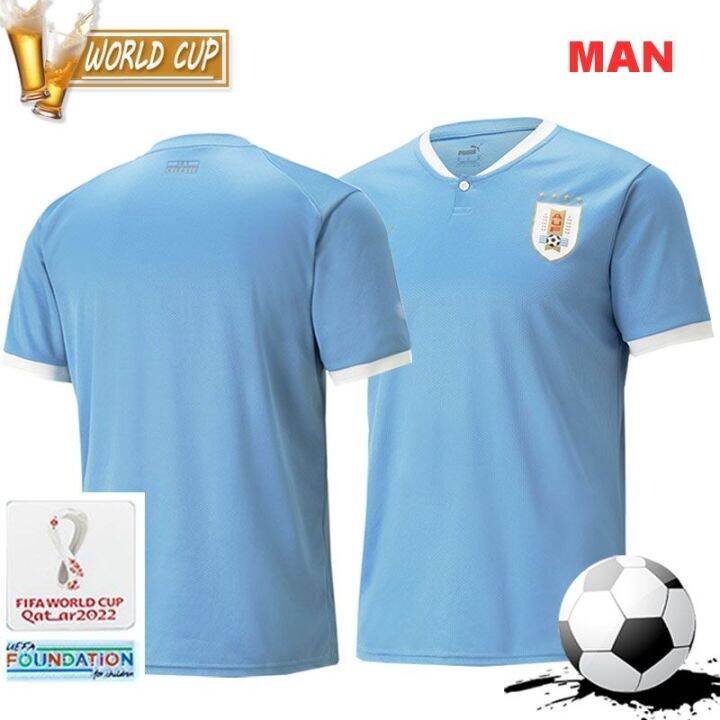 3XL Fan Edition Uruguay soccer Jersey 2022 2023 home blue Football