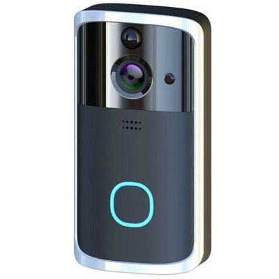 กริ่งหน้าประตูสมาร์ทไวฟายแบบไร้สายกล้องวีดีโอกล้องกริ่งประตู Wifi ไร้สาย720P อินเตอร์คอม M7ความปลอดภัยในบ้าน