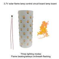 โคมมีเปลวไฟโซลาร์เซลล์3.7V แผงวงจรไฟฉายพลังงานแสงอาทิตย์จำลองจากตัวควบคุมโคมไฟวันหยุด51ชิ้น