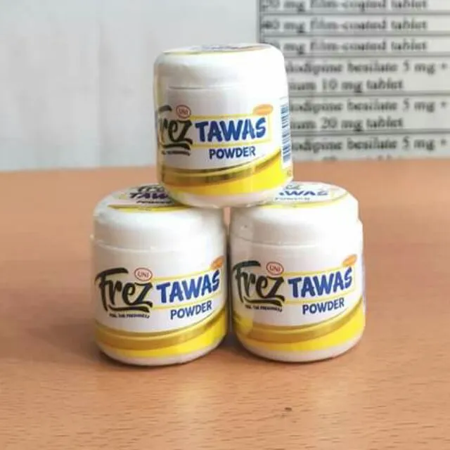 UNI FREZ TAWAS POWDER UNSCENTED 50g 3pcs | Lazada PH