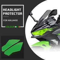 สำหรับ KAWASAKI NINJA 250 400 NINJA250 NINJA400 2018-2020 2019ไฟหน้ารถจักรยานยนต์ป้องกันหน้าจอป้องกันฝาปิดเลนส์