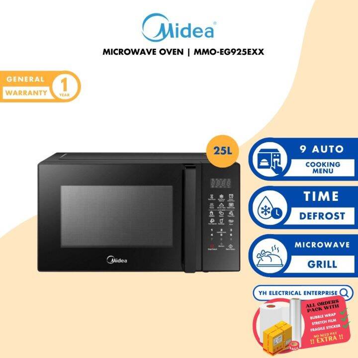 Midea Mmo Eg925exx 25l Microwave Oven With Grill Function Lazada 0163