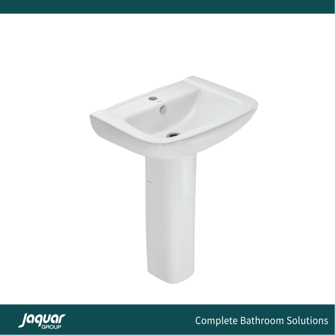 Jaquar Wall Hung Basin with Full Pedestal (FNSWHT40801) Lazada