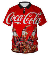 2023 new design- Coca-Cola polo~Coca-Cola high quality fully sublimated polo shirt034