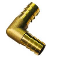 ☬ 3 4 5 6 8 10 12 14 16 19 25mm Hose Barb Equal Reudcing Elbow Connector Hosetail 90 Deg Adapters Transfer Brass Pipe Fitting Fuel