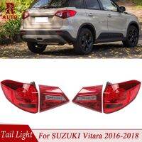 【ขายดี Oiozkhjue 528】สีสัน☬โคมไฟไฟเบรคโคมไฟสะท้อนแสงเตือนเลี้ยวสำหรับ SUZUKI Vitara 2016-2018ประกอบไฟท้ายรถยนต์