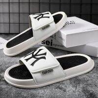 ﹉﹍ Slippers Mens Outerwear Non-slip Stepping Shit Sensation Couples Outdoor Wear-resistant Bottom Sandals