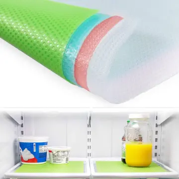 12pcs Refrigerator Mats Non-Slip Washable Silicone Liner Fridge Mat Pad  Kitchen 