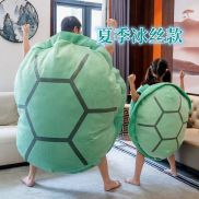 Wearing a pillow ice silk sleeping turtle shell doll you can feel the