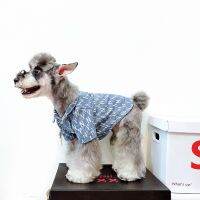 เสื้อแจ็กเก็ตยีน ลาย Jarre Aero bull Schnauzer Teddy NY แฟชั่น สําหรับสัตว์เลี้ยง สุนัข แมว