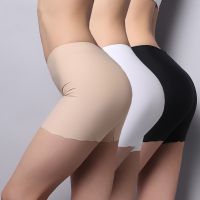 ICE SILK Women Lady y Seamless Panties Soft Safety Panties