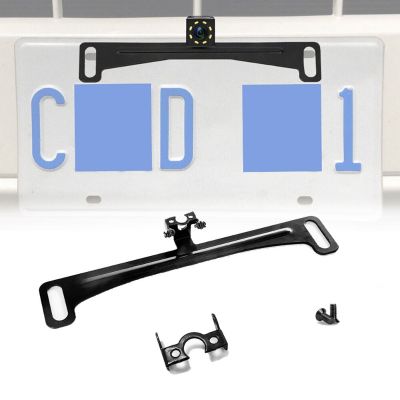 【YF】☇♕  Car Rear View License Plate Bracket Dash Cam Mirror Frame Accessories