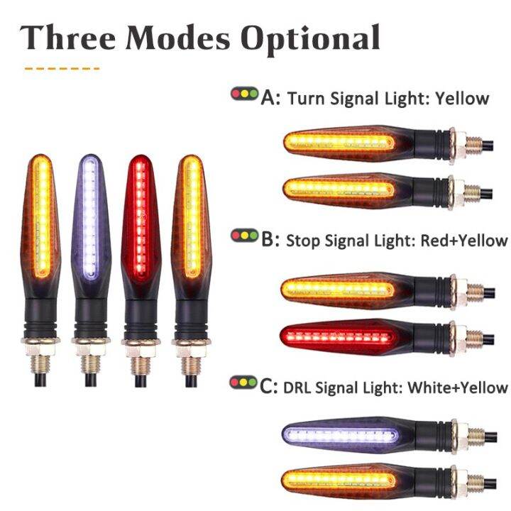 karcle-ตัวชี้วัดทิศทางรถจักรยานยนต์ไฟ-led-12-335smd-ไหล-ip67ตัววัดน้ำไฟกะพริบไฟกระพริบงอได้2-4ชิ้น