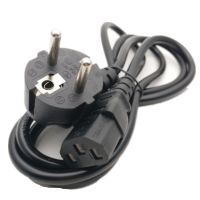 1.2m EU / Europe 3Pin Power Cord Cable EU 3 Prong Laptop AC Adapter Lead 3Pin cable 1 Pcs AU cord EU AC cord DE cable