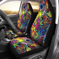 [HOT IUXKLKXLWSGH 551] Hippie Dippie Set Of 2 Universal Fit Car Seat Covers For Vehicle Car Seat Protector