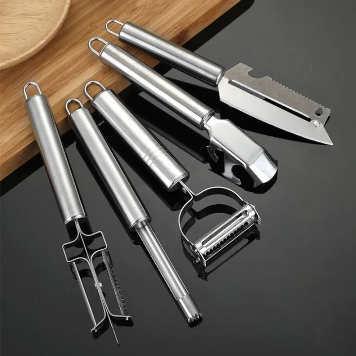 5pcs Kitchen stainless steel peeling set Lazada PH
