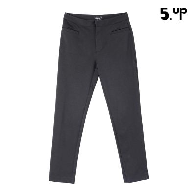 5UP กางเกงขาตรง รุ่น YH55150 - สีดำ