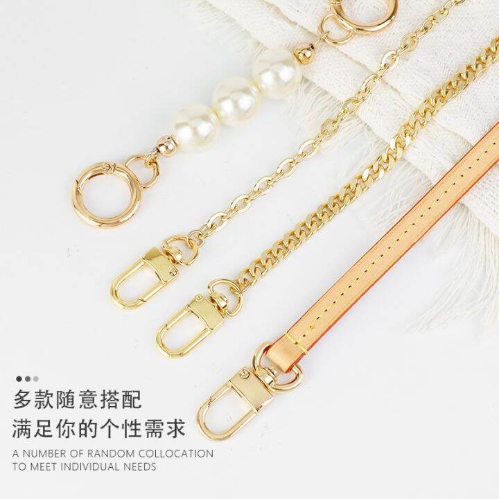 suitable-for-lv-mahjong-bag-chain-accessories-bag-extension-chain-underarm-bag-chain-vegetable-tanned-leather-shoulder-straps