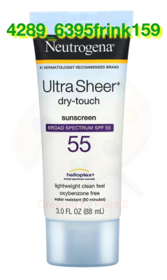 กันแดด แท้100% Neutrogena, Ultra Sheer Dry Touch Sunscreen, SPF 55, 3 fl oz (88 ml) อัลตร้าเชียร์ดรายทัช ซันสกรีน SPF55