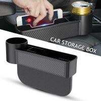 SHJGKFD Car Storage Tools Black Auto Car Seat Gap Catcher Filler Storage Box Pocket Organizer Holder SUV Pocket Stowing Tidying Drink