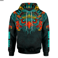 Eagle 3D printed Hoodie, mens and womens Sportswear, zippered pullover casual jacket Size:XS-5XL