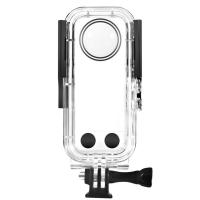 Dive Case For Insta 360 X3 Protector Shell Waterproof Action Camera Cover Acrylic + Tempered Film Glass Camera Case Accessories