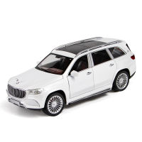 1:24 Benz Maybach GLS600จำลองล้อแม็กรุ่นรถด้วยเสียงและแสงรุ่นรถเด็กเครื่องประดับคอลเลกชัน