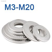 ✺ 2/ 5/ 10/20/ 50pcs M3 M4 M5 M6 M8 M10 M12 M16 M20 304 Stainless Steel Locking Washer Printing Oblique Lock Washers