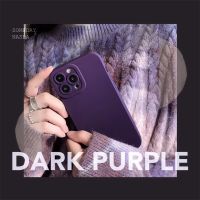 [COD] Noble dark purple soft shell 14Pro/13promax mobile phone case for iPhone11/12Pro XR