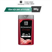 Tắm gội 2 trong 1 Romano Attitude 180g