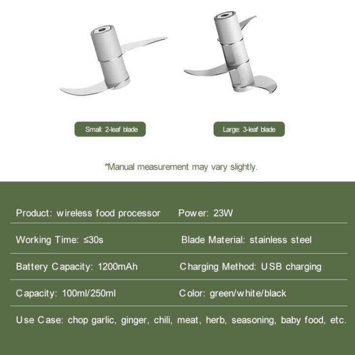 rebrol-fast-ship-100-250ml-ไฟฟ้ามินิกระเทียม-chopper-ไร้สายโปรเซสเซอร์อาหาร-usb-ชาร์จ100ml-250ml-ถ้วยสำหรับกระเทียมพริกไทยพริกเครื่องเทศครัวเครื่องมือ