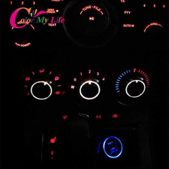 My Color Life 3Pcs Air Conditioning Button Ac Button Heat Switch Button