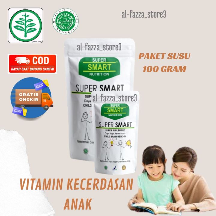 SUPER SMART SUSU VITAMIN OTAK.Vitamin Kecerdasan Otak Pada Anak Maupun ...