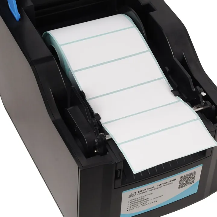 152ความเร็วมิลลิเมตร-วินาทีเครื่องพิมพ์บาร์โค้ดความร้อนเครื่องพิมพ์ฉลากเครื่องพิมพ์รหัส-qr-สามารถพิมพ์กระดาษกว้าง20มม-82มม-พอร์ต-usb