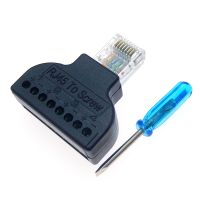 【cw】 RJ45 Male to 8 Pin Screw Terminal Block Cable Network Plug Ethernet for Digital Internet plug ！