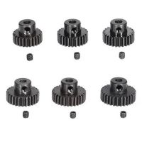 Motor Teeth 24T,25T,26T,27T,28T,29T Motor Shaft Bore Diameter 3.175mm for 1/10 Series Remote Control Cars M0.53