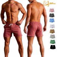 COD SDFGDERGRER [GYMen] Mens Sports Shorts Cotton Plain Trendy Drifit Elasticity high quality Plus Size Breathable Active Wear Assorted Colors Gym pajama sports fitness Workout Beach casual hiking cycling Training running outdoor Fashion Badminton Tennis